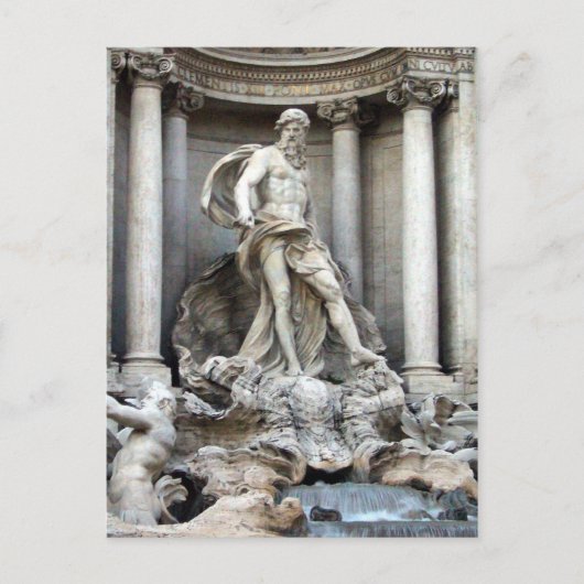 trevi-standbeeld briefkaart (Voorkant)