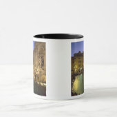 Trevi Vondgif 's nachts, Rome, Lazio, Italië Mok (Midden)