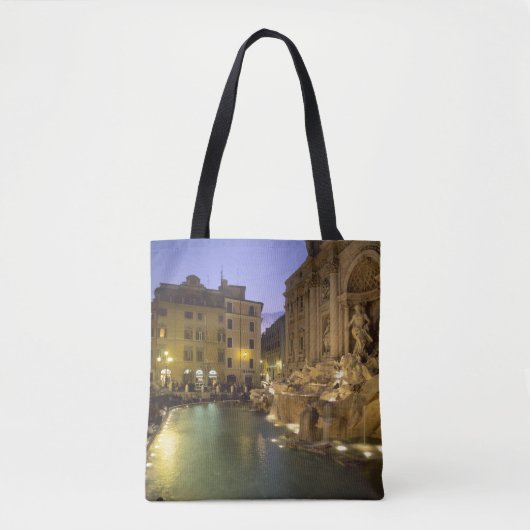 Trevi Vondgif 's nachts, Rome, Lazio, Italië Tote Bag (Voorkant)