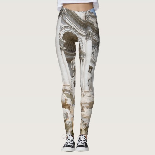 Trevifontein in Rome #4 #travel #wall #art Leggings (Voorkant)