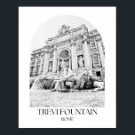 Trevifontein Rome boog fotoprint Poster<br><div class="desc">Trevifontein Rome boog fotoprint</div>