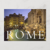 Trevifontein 's nachts | Rome, Italië | Dank u Briefkaart (Voorkant)