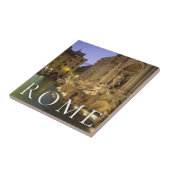 Trevifontein 's nachts | Rome, Lazio, Italië Tegeltje (Zijkant)