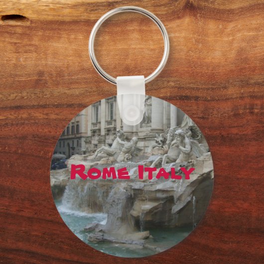 Trevis fontain Rome Sleutelhanger (Voorkant)