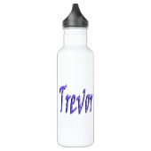 Trevor, naam Logo, Waterfles (Links)