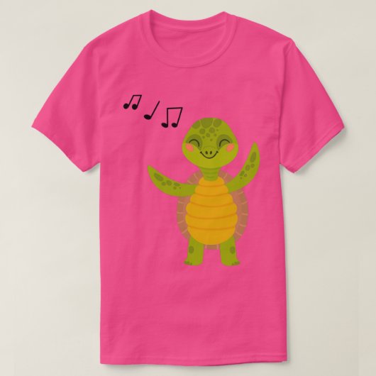Trevor Turtle Dancing T-shirt (Design voorkant)