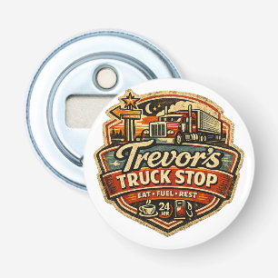 Trevors Truckstop Button Flesopener
