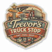 Trevors Truckstop Sticker (Voorkant)