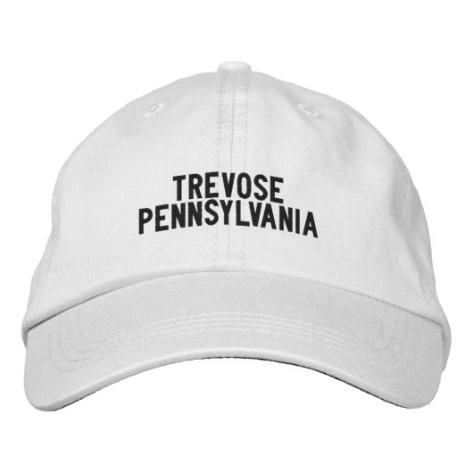 Trevose Pennsylvania Hoed Geborduurde Pet (Voorkant)
