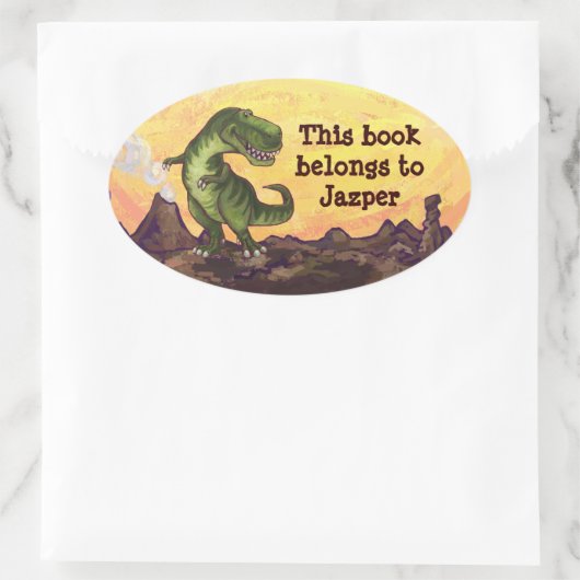 TRex Boekplaat Stickers (Tas)