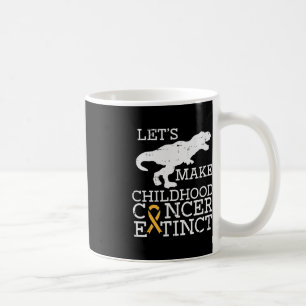Trex Childhood Cancer Extinct Awareness Dinosaur B Koffiemok