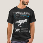 TRex Dinosaur Facts Tyrannosaurus Science T-shirt<br><div class="desc">TRex Dinosaur legt uit dat Tyrannosaurus Science .Bekijk onze wetenschap om te shirten voor de allerbeste in unieke of aangepaste handgemaakte stukken van onze kledingwinkels.</div>