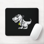 Trex Dinosaur Lacrosse Grappige Lax Speler Keeper  Muismat (Met muis)