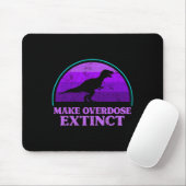 Trex Dinosaur Paars Make overdosering Uitgebreid A Muismat (Met muis)