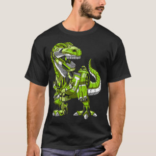 TRex Dinosaur Robot Futuristic Science Fiction Boy T-shirt