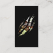 Trex Dinosaur Torn Claw Dino Visitekaartje (Voorkant)