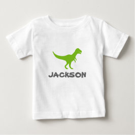 Trex dinosaurus baby shirt met aangepaste kinder n