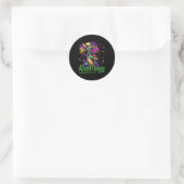 Trex Dinosaurus Parade Outfit Shenanigans Kostuum Ronde Sticker (Tas)