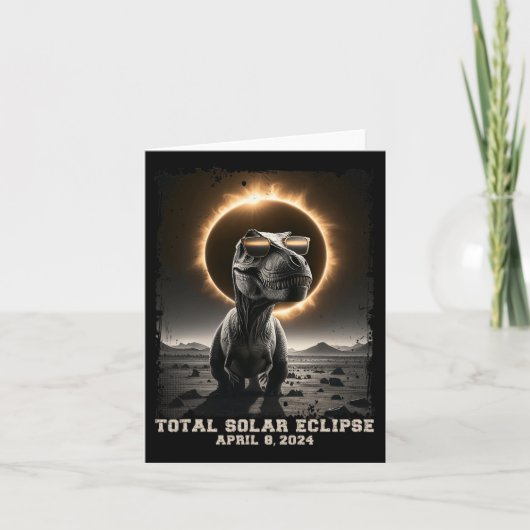 Trex Dinosaurus Totaliteit 2024 Kinder Jongens Tot Kaart (Voorkant)