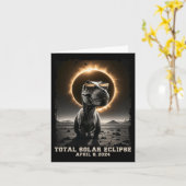 Trex Dinosaurus Totaliteit 2024 Kinder Jongens Tot Kaart (Gele Bloem)