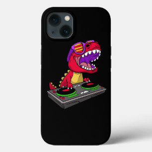 TRex DJ Party Club Disc Jockey Dinosaur EDM Dance Case-Mate iPhone Case