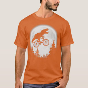 TRex-fietsenmotor Bike Dinosaur rijwieltje T-shirt