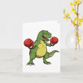 Trex Fighter Sticker Kaart (Gele Bloem)