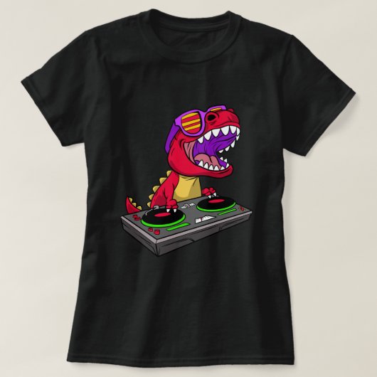 Trex Fossiel Museum Tentoonstelling Dinosaurus T-shirt (Design voorkant)