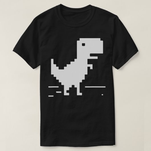 TRex Geek Dinosaurus Pixel Art Web Ontwikkelaar Ne T-shirt (Design voorkant)