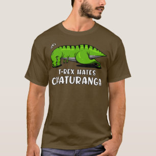 TRex haat Chaturanga Yoga T-shirt