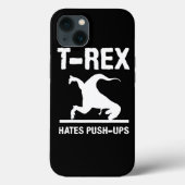 TRex Hates PushUps Grappige Dino Parodie Joke Case-Mate iPhone Case (Achterkant)