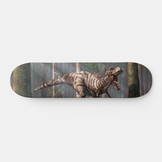 TRex in het bos Skateboard (Horizontaal)