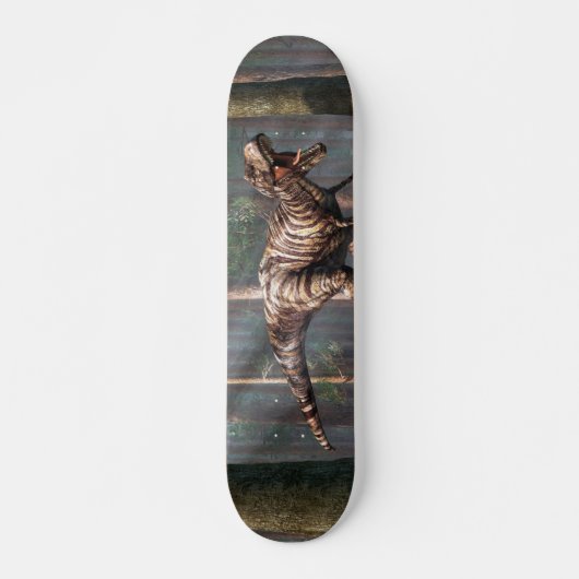 TRex in het bos Skateboard (Voorkant)