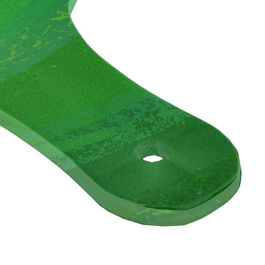 TRex in Santa Hat op groen Snijplank (Hoek)