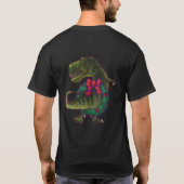 TRex Kerstmis T-shirt (Achterkant)