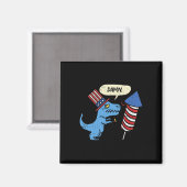 Trex Korte Handen Firecracker Grappig Vuurwerk 4e Magneet (Voorkant / Achterkant)
