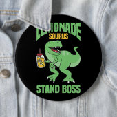 TRex Lemonade Stand Boss Kinder Lemon Squad Ronde Button 6,0 Cm (In situ)