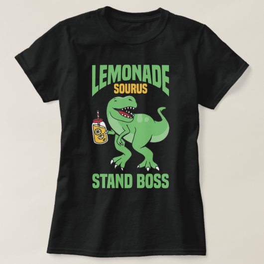 TRex Lemonade Stand Boss Kinder Lemon Squad T-shirt (Design voorkant)