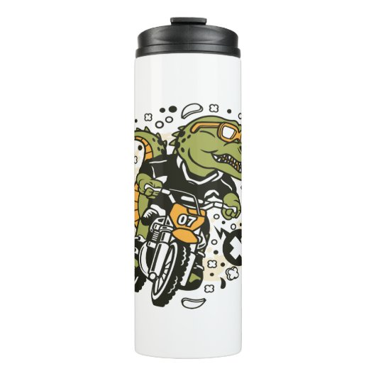 Trex Motocross Rider Thermosbeker (Voorkant)
