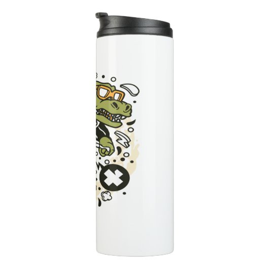 Trex Motocross Rider Thermosbeker (Geroteerd rechts)