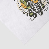 Trex Motocross Rider Tissuepapier (Detail)