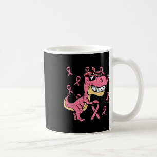 Trex Ribbon Borstkanker Awareness Boys Girls Kind Koffiemok