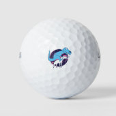 Trex Riding Unicorn Golfballen (Voorkant)