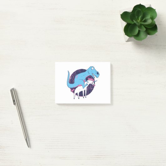 Trex Riding Unicorn Post-it® Notes (Kantoor)