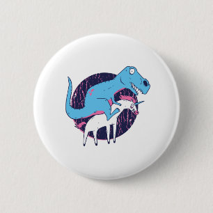 Trex Riding Unicorn Ronde Button 5,7 Cm