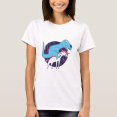 Trex Riding Unicorn T-shirt (Voorkant)