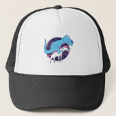 Trex Riding Unicorn Trucker Pet (Voorkant)