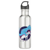 Trex Riding Unicorn Waterfles (Voorkant)