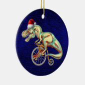 TRex Rijden op een fiets Keramisch Ornament (Rechts)