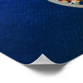 TRex Rijden op een fiets Poster (Hoek)